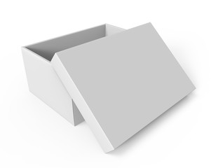 blank paper box