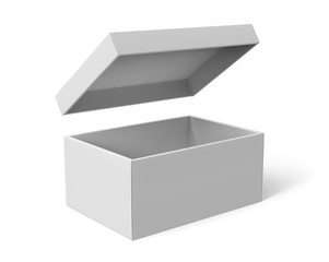 blank paper box