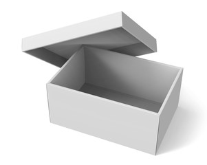 blank paper box