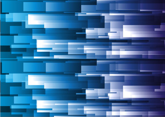Abstract blue geometric square background