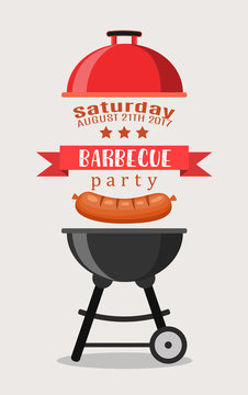 Bbq Or Barbecue Party Invitation