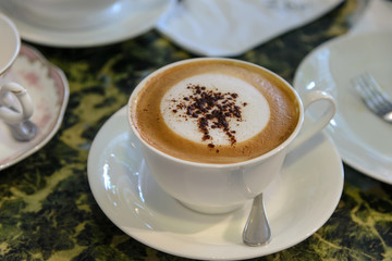Relax time with Coffee in coffee cafe
