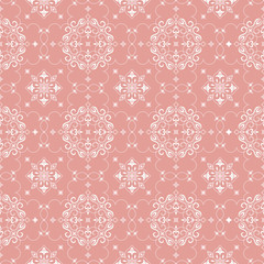Vector line art seamless tecture for design template.