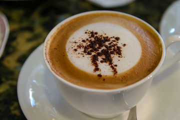 Relax time with Coffee in coffee cafe