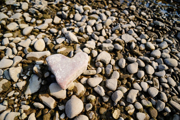 Stone in form of heart. Conceptual design