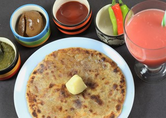 Stuff Parantha Indian food 