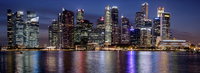 Fototapeta na wymiar Singapore Skyline 