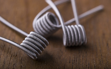 variety of vaping coils for electronic cigarette or e cig and vape devices.