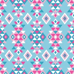 Printed roller blinds Boho style Ethnic boho seamless pattern. Tribal art print, repeatable background. Retro motif. Vector illustration. Textile rapport.