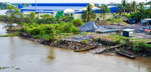 Fototapeta na wymiar Mekong delta, Can Tho, Vietnam