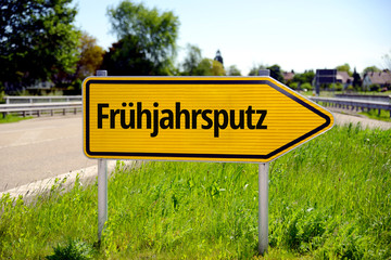 Fototapeta premium Frühjahrsputz