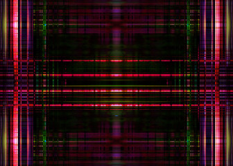 Rough red light trails on black