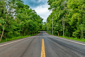 Fototapeta premium Asphalt country road