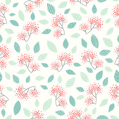 Beautiful floral herb pattern