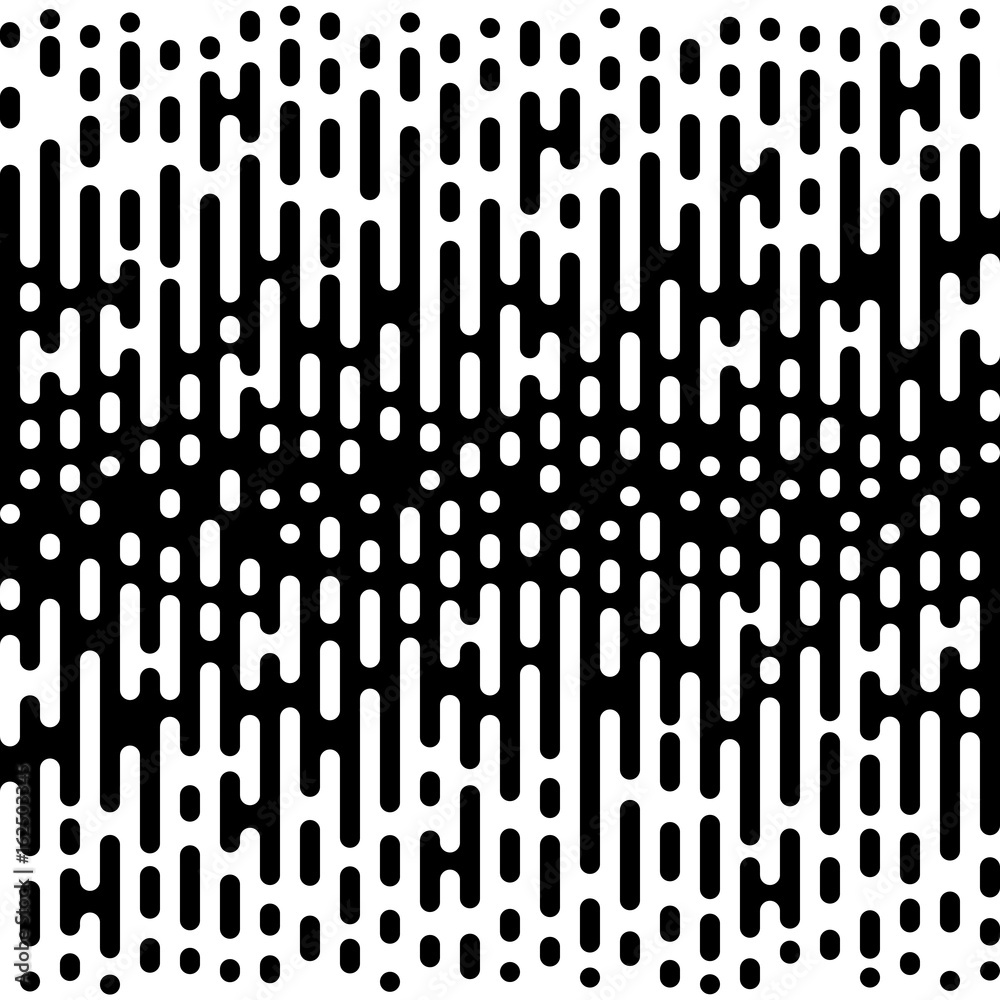 Poster Vector Halftone Transition Abstract Wallpaper Pattern.