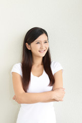 Obraz premium 笑顔の女性