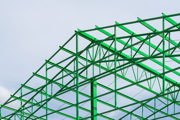 Green structure warehouse building