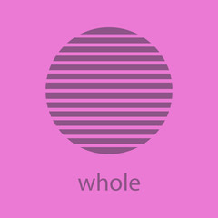Whole symbol glyph color icon
