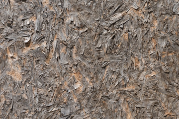 Old surface of the wood particle board