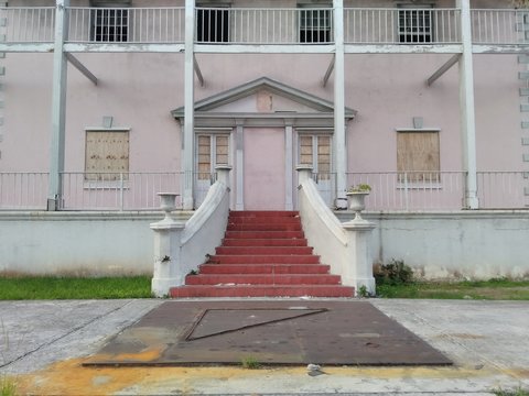 Nassau, Verlassenes Haus Von Nahem