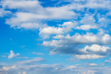 Blue sky with white clouds