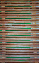 Wooden battens For the background