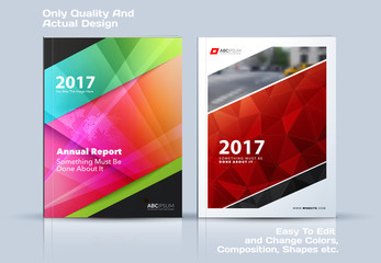 Business vector template, brochure design, abstract annual report, cover modern layout