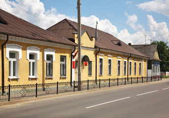 Pervomaiskaya street in Kobryn. Brest Region. Belarus