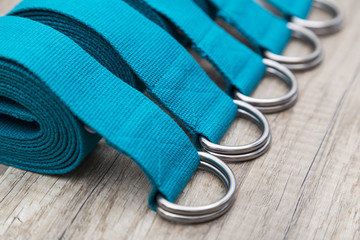 Line of yoga straps