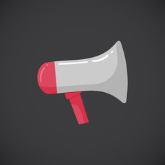 Megaphone vector flat icon