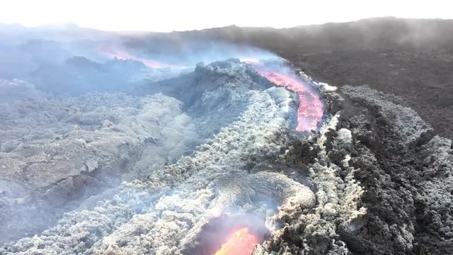 Effusive Activity at Mount Etna Volcano 