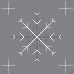 Obraz premium Vector snowflakes.
