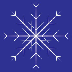 Vector snowflakes.