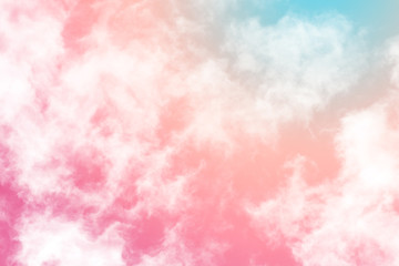 sun and cloud background with a pastel colored

