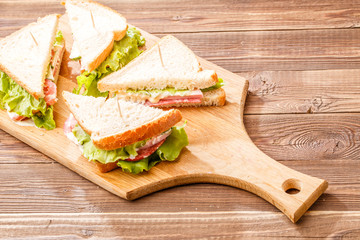 Image of sandwiches with sausage