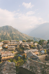 Fototapeta na wymiar Dorf in Nepal