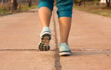 Plakat woman jogging