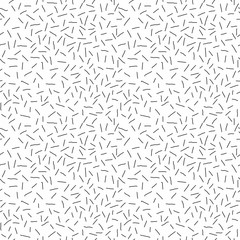 Geometric pattern with lines. in retro memphis style, fashion 80-90s. - seamless. Funny geometrical abstract background. Stock vector