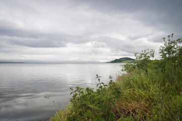 Fototapeta na wymiar A image captured of the Moray Firth near Avoch,Scotland