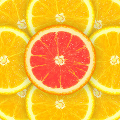 Healthy food, background. Orange, lemons