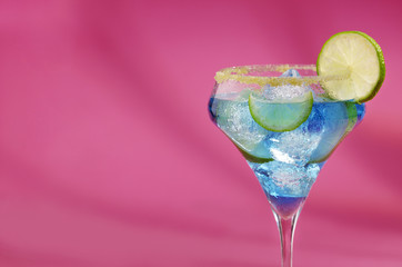 Cocktail with lime