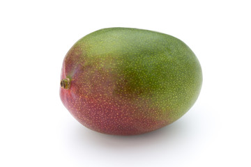 Mango fruit isolated on white background .