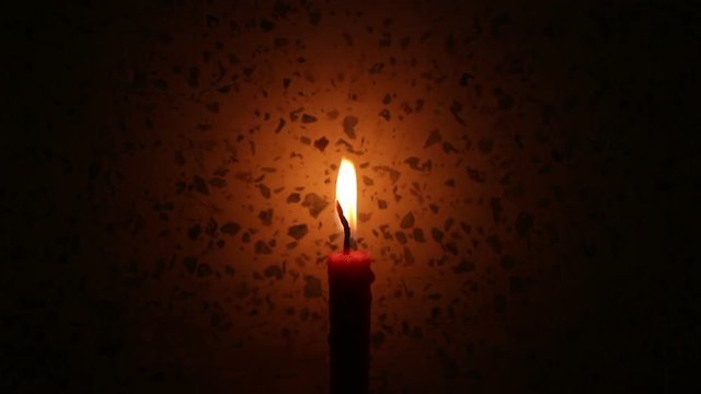 candle light on wall background