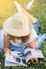 Woman reading