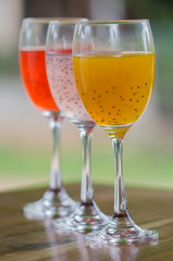 fruit sweet basil seed drink