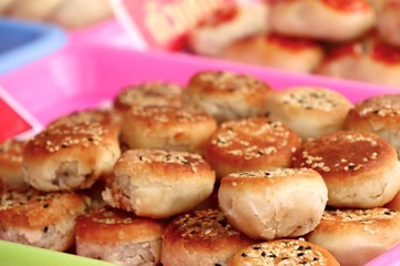 moon cake in the market