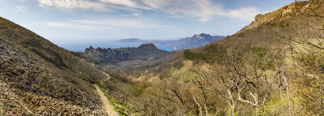 The Karadag nature reserve. Koktebel. Crimea