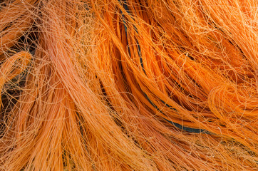 Orange Fishing Small Nets