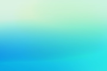 Simple green blue with gradient sunset blured background for summer design - obrazy, fototapety, plakaty