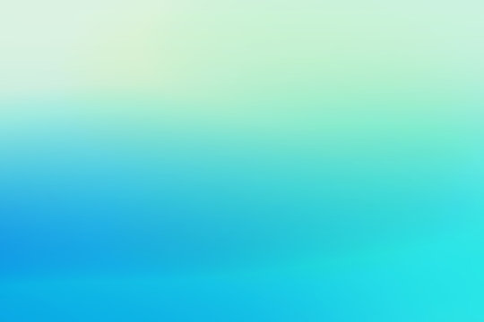Simple green blue with gradient sunset blured background for summer design
